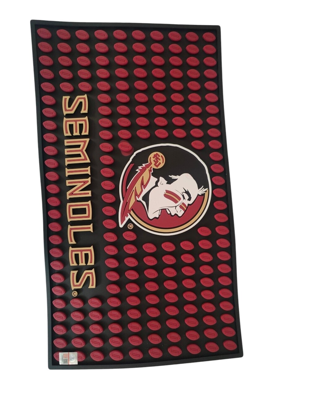 The Florida State Seminoles officially licensed team logo bar mat by The Memory